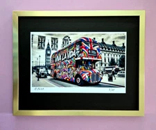 AIDAN FLUX | Hand Signed Authentic LtdED Print Framed London Viva La Vida COA