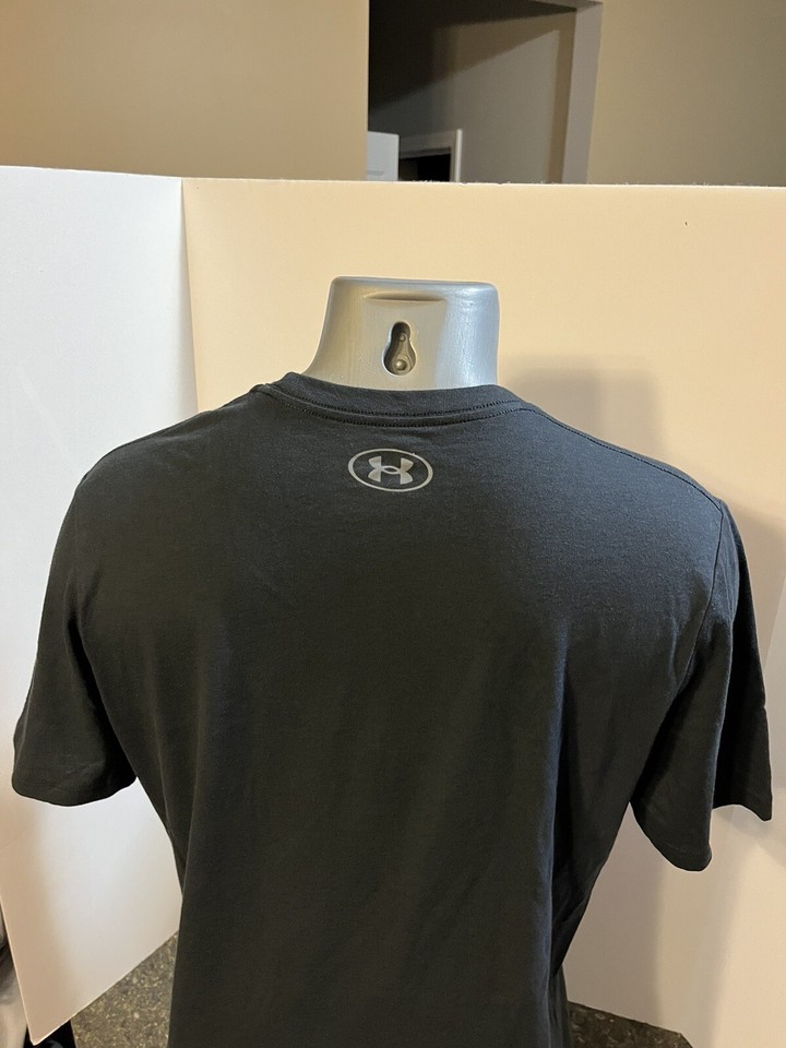 Under Armour Men's TShirt Black M Cotton Polyester Athletic Cut NWT