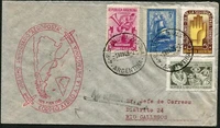 Argentina Buenos Aires to Rio Gallegos 1949 Patagonia Flight Anniversary Cover