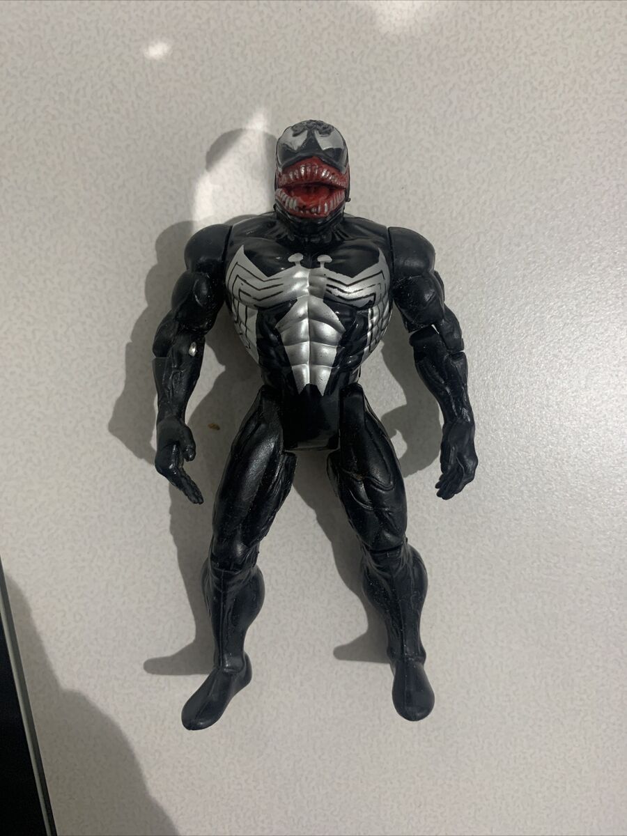 Marvel 1994 Venom Spider-Man Action Figure Toy Biz 5 Marvel 1994 Venom Spider-Man Action Figure Toy Biz 5
