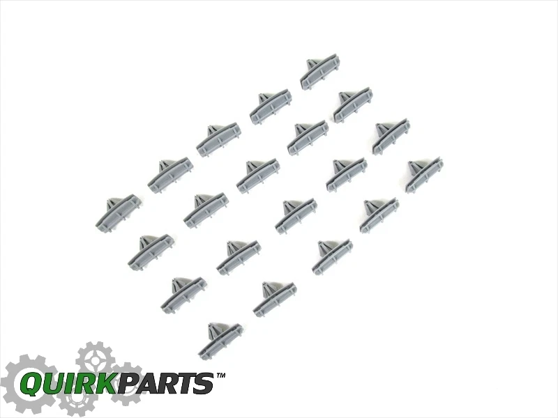 02-11 Jeep Liberty GUARDABARROS ACAMPANADO CABEZA FLECHA MOLDURA CLIPS (JUEGO DE 20) NUEVO MOPAR Foto 3 de 4