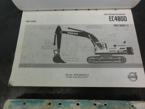 Volvo EC480D Excavator Parts Catalog Manual 20023621-D - Picture 2 of 10