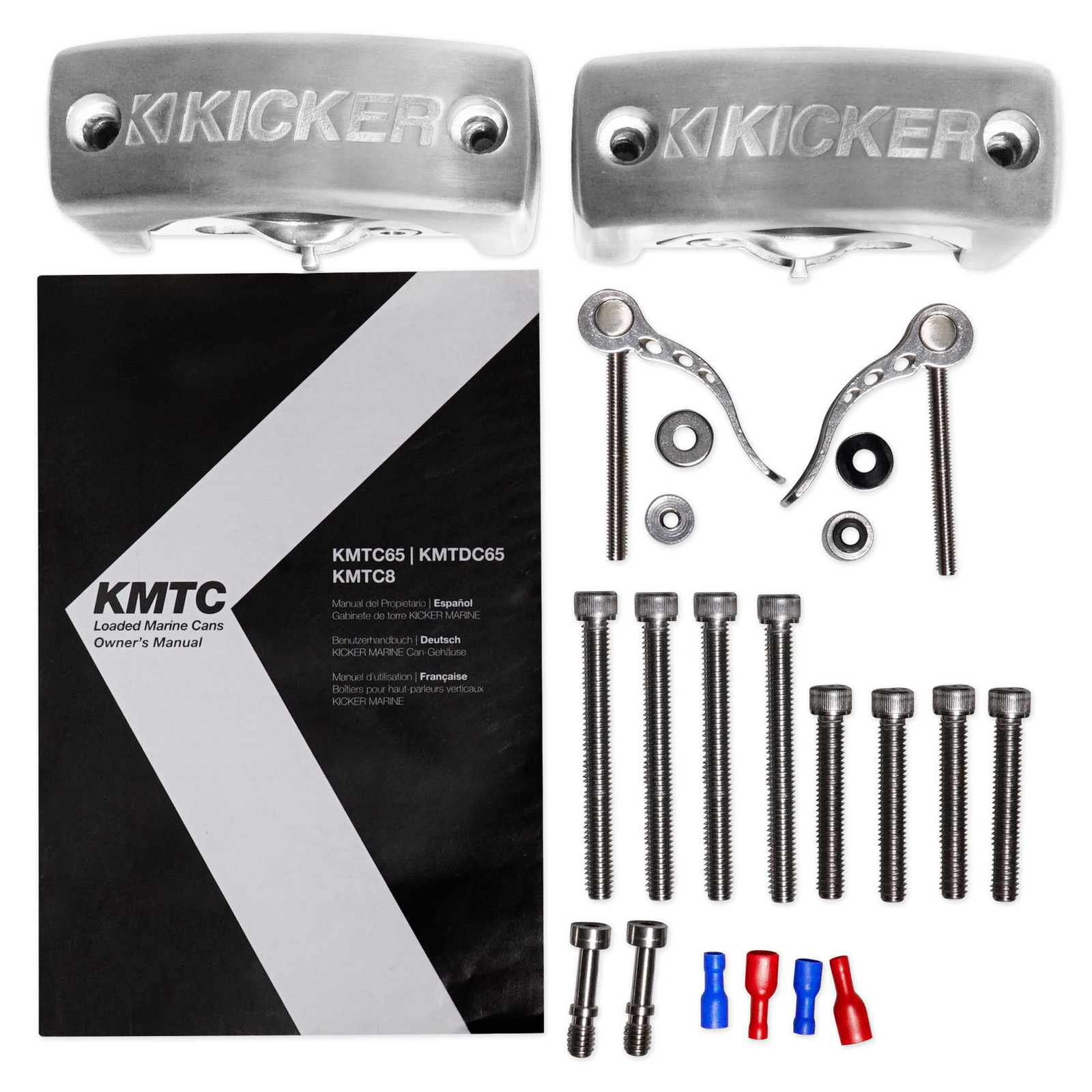 Пара светодиодных динамиков KICKER 45KMTDC65 Dual 65 390 Вт для морского вейкбординга KMTDC65