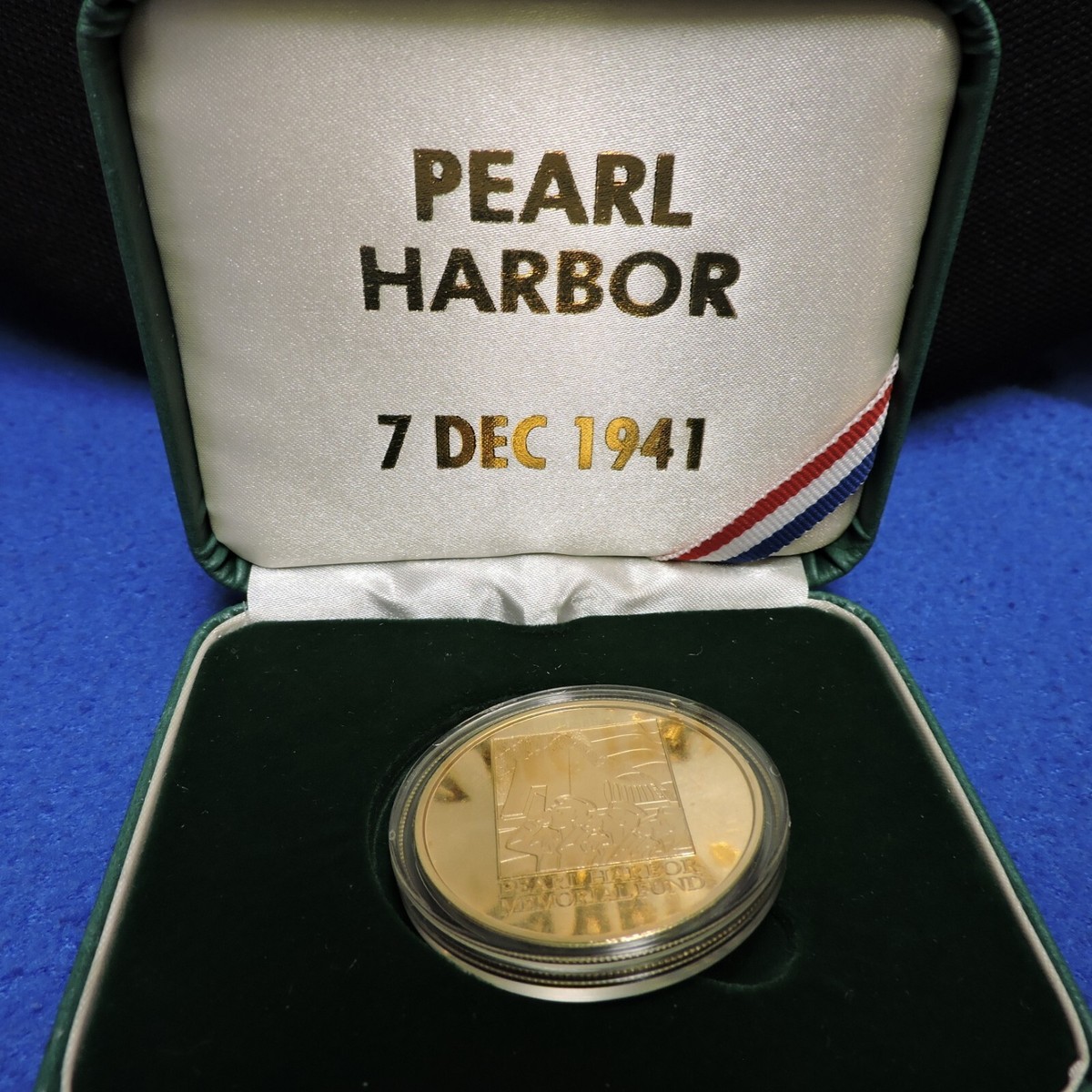 Pearl Harbor 65th Anniversary Official Commemorative Medallion in