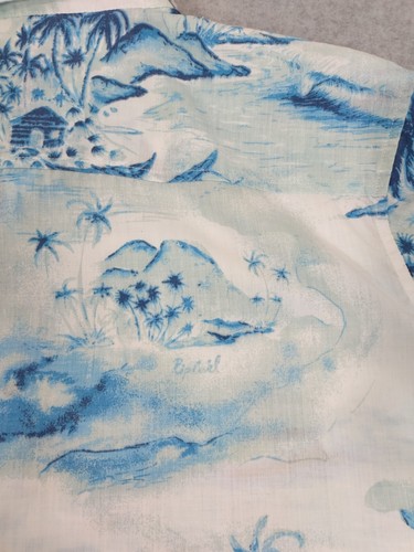 Rip Curl Tom Curren Live the Search Series Hawaiian Gonzo Shirt Mens XL Blue - Picture 3 of 16