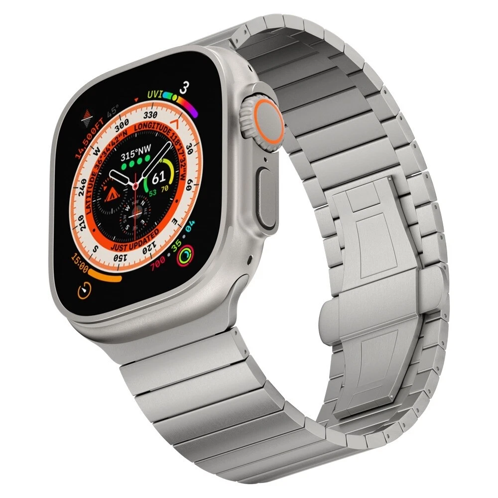 Apple Watch Ultra Titanium Band - 49mm Grade 2 Titanium Metal