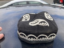 Vintage UZBEK Embroidered Skull Cap Hat