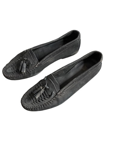 Mocasín sin cordones de cuero negro con borla Nunn Bush para hombre talla 10,5 - Imagen 3 de 6