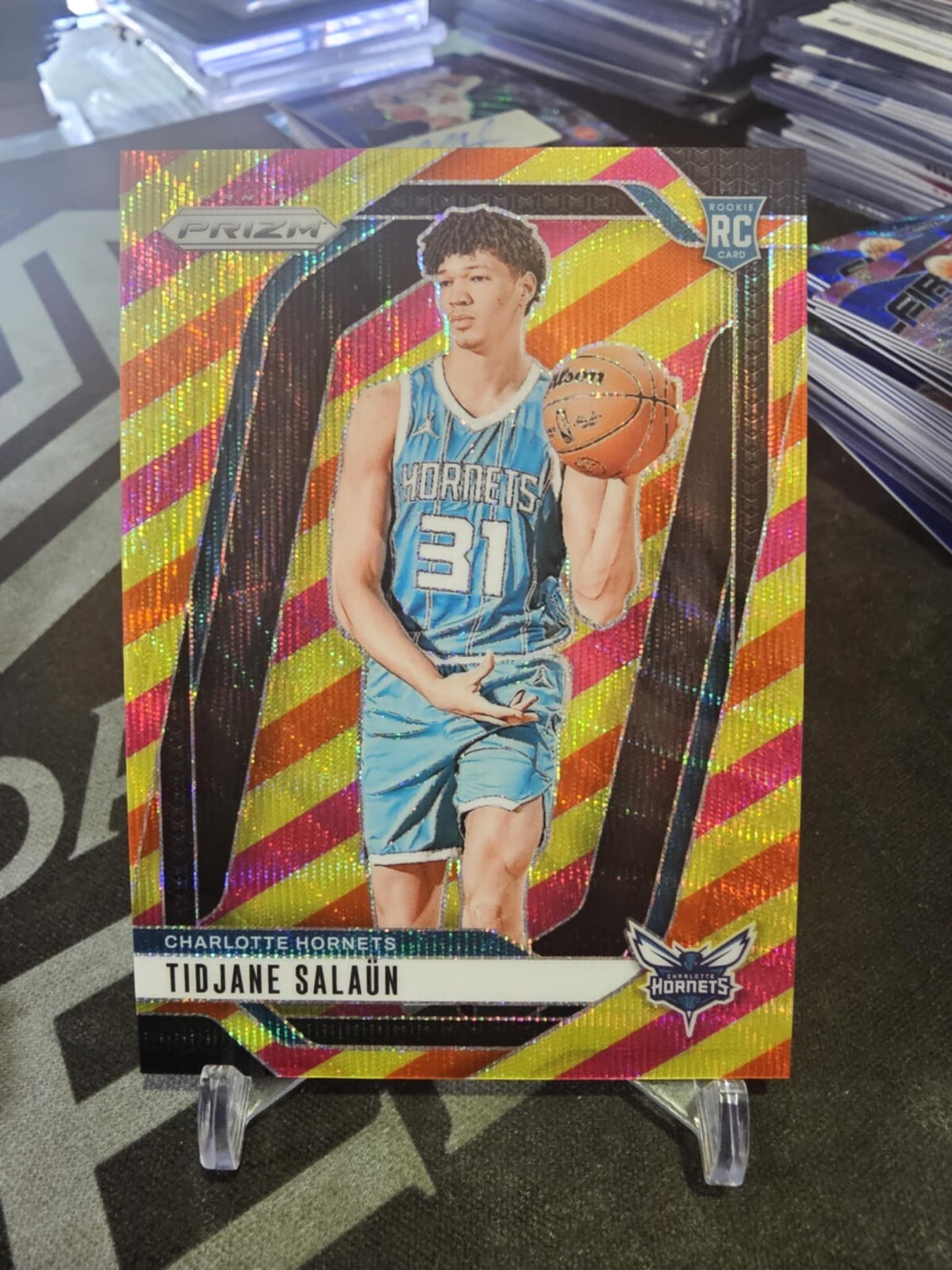 2024-25 Panini Prizm Tidjane Salaun #262 Multi Wave Prizm 40/88/ RC!