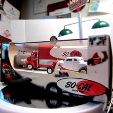 HOTWHEELS..2001..SO CAL SPEED SHOP  "2" CAR SET..'38 FORD TRUCK & '34 FORD..