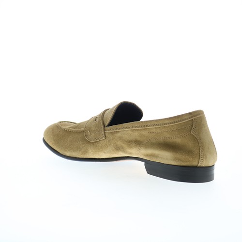 Di Bianco Agata Suede Mens Brown Suede Loafers & Slip Ons Penny Shoes 10.5 - Picture 6 of 8