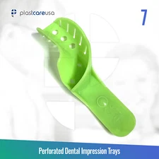 Autoclave Perforated Dental Impression Trays (#7 Up Left, Low Right) (Bag of 24)