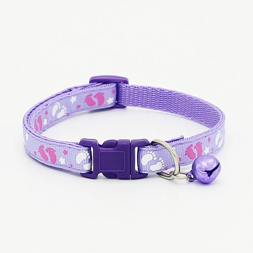 Nylon Cute Gift for XXS/XS Dog Small Dog Collar Pet Puppy Cat Necklace With Bell - Picture 12 of 18