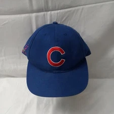  VINTAGE 90's MLB Chicago Cubs PrimeCo Blue Baseball Cap Hat One Size 