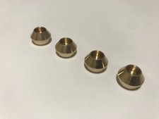 4pcs Spring Retainers Shock Cups In Brass For Traxxas Trx-4 Rock Crawler 4pcs Spring Retainers Shock Cups In Brass For Traxxas Trx-4 Rock Crawler