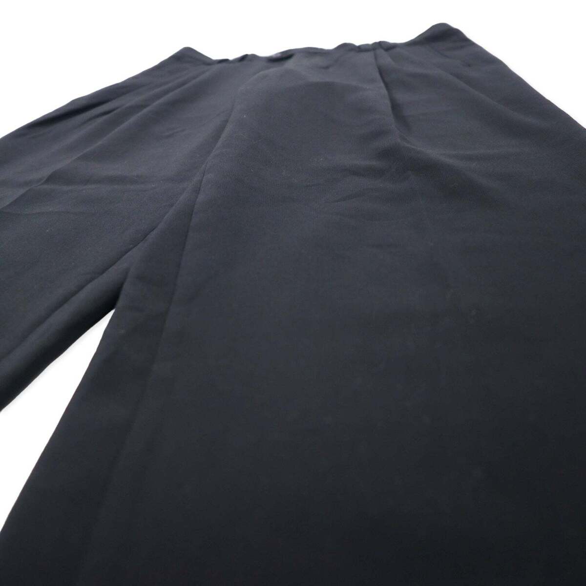 WOLFHOSE 80's Euro Vintage Tuck Slacks Pants 102 Black WOLFHOSE 80's Euro Vintage Tuck Slacks Pants 102 Black