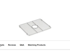 NEW Kohler K-5137-ST 63 18-1-4" Stainless Steel Sink Rack