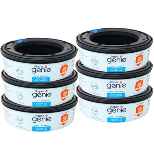 Playtex Diaper Genie Ii Advanced Disposal System Refill 6 Pack - Picture 1 of 9