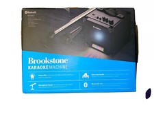 Brookstone Karaoke Machine Wireless Led Party speaker high performance NIB
