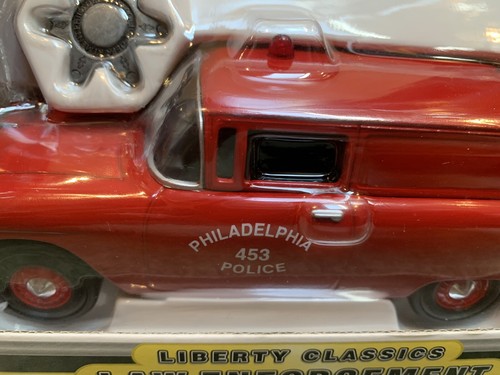 1991 LIBERTY CLASSICS 1955 CHEVY PHILADELPHIA POLICE SEDAN DELIVERY 1/7500 1/25 - Picture 2 of 5