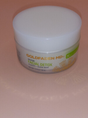 Goldfaden MD Facial Detox Solution Clarify + Clear Mask 1.7floz/50mL