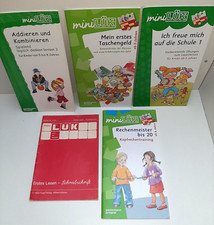 5 mini LÜK Hefte Vorschulkinder Lesen Rechne...