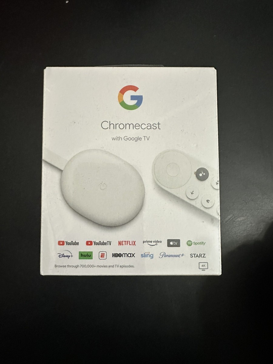 Chromecast with Google TV 4K 新品、未開封 Google Chromecast with Google TV 4K UHD Media Streamer