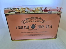 New English Teas Fine English Breakfast Tea 40 Teabags Early Bird Tin Gift Box