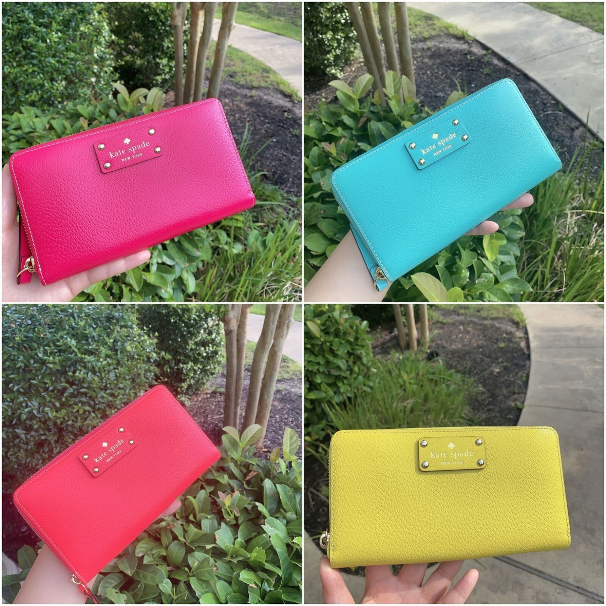 ケイトスペード KATE SPADE 財布 newbury lane cara Kate Spade Newbury Lane Neda Wallet Rosegold Large Zip