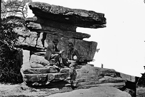 New 5x7 Civil War Photo: Umbrella Rock on Lookout Mountain, Chattanooga, Tenn.