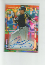 2014 FINEST ROOKIE AUTOGRAPHS REFRACTORS #RAAL ANDREW LAMBO  E142B