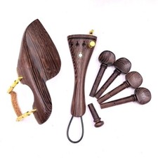 1 sets High quality wenge violin fittings 4/4,String Parts and Accessorie