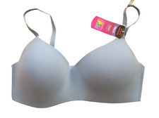 MAIDENFORM Pure Comfort Bra Womens XL Wireless Seamless Blue NWT