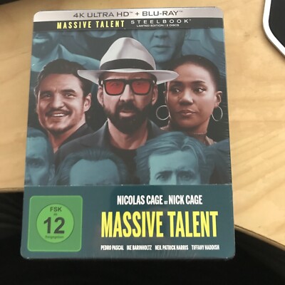 Massive Talent 4K UHD Steelbook Limited Nick Cage & Pedro Pascal Neu & OVP