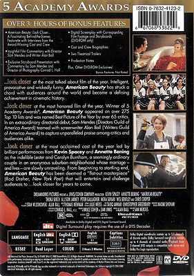 American Beauty Kevin Spacey Annette Bening Mena Suvari Awards  