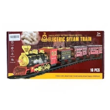 Simulated Retro Train Model, Classic Electric Steam Train. 3+, In Box Vintage