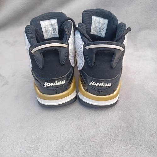 Zapatilla deportiva Nike Air Jordan 6 Youth 1 Mid 'Dub Zero Metallic Gold' (311047-005) - Imagen 7 de 19