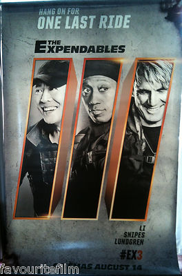 Cinema Banner: EXPENDABLES III, THE 2014 Jet Li Wesley Snipes Dolph Lundgren