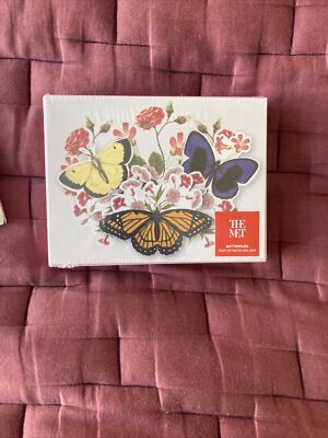THE MET Butterflies  200 Pop-Up Note Holder.MET Museum NYC special Edition.