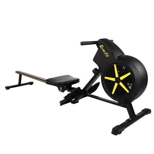 Everfit Rowing Machine Rower Air Resistance Fitness Exercise Home Gym Cardio - Picture 7 of 8