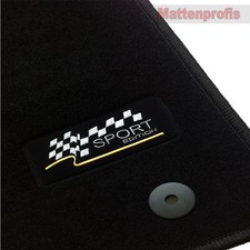 Velours Fußmatten Sport Logo für Opel Astra J GTC ab Bj.10/2011 - 2016