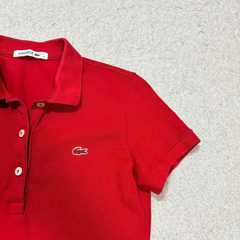 Lacoste Red Pique Dress - Size 90 thumbnail 2