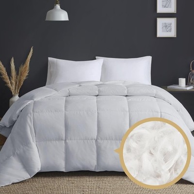 True North   Down Twin Comforter Set, Oversized, Heavyweight 300gsm Fill, Goose
