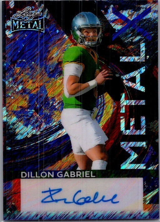 Dillon Gabriel 2026 Leaf Metal Football Metal X 1/1 Auto