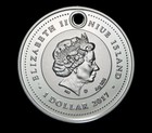 Niue 2017 $1 All the Best Key Ring Coin 8.97g Silver 925 4,000 pcs Rare COA BOX — photo 3