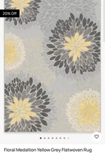 Ruggable 6x9 and 3x5 washable area rugs