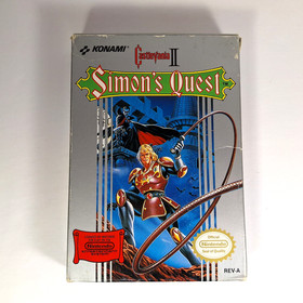 Castlevania II 2 Simon's Quest Nintendo NES completo di scatola CIB - testato