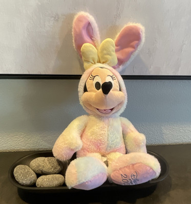 Disney Minnie Mouse Pastel Easter Bunny Plush Stuffed Animal 2020