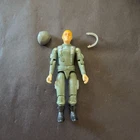 1982 HASBRO GI JOE HAWK v1 STRAIGHT ARM FIGURE w/ VISOR 100% COMPLETE TIGHT NM
