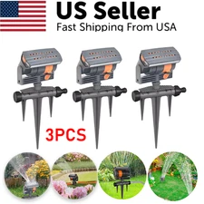 1-3PC Automatic Oscillating Garden Sprinkler Swing Lawn Sprinkler Yard Sprinkler